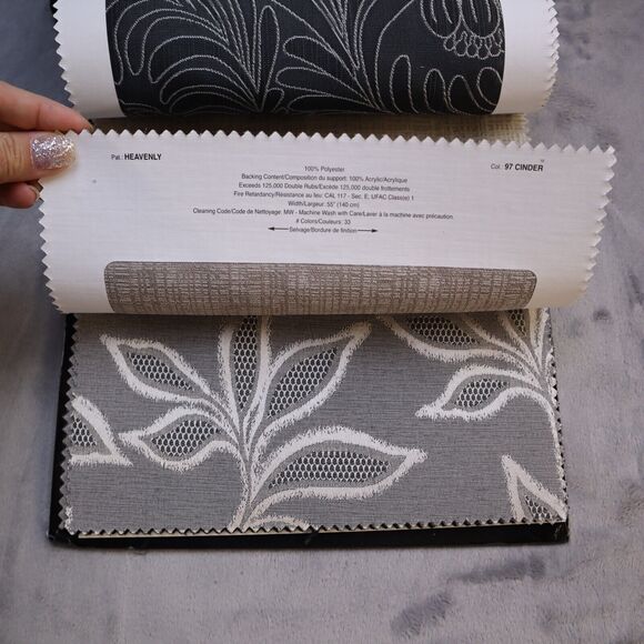 J. Ennis Glamor Collection Everyday Multipurpose Color Fabric Sample Craft Craft - Picture 5 of 11